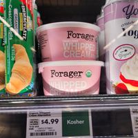 Vegan whipped cream at Whole Foods Market in Indianapolis