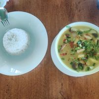 Tom kha at Cafe Del Mar in Prachuap Khiri Khan