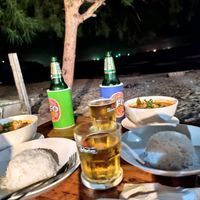 Tom yum made with tofu at Cafe Del Mar in Prachuap Khiri Khan