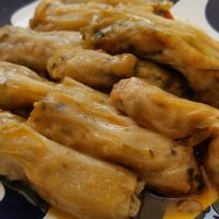 Stuffed cabbage at Dar Ne'meh in Amman