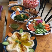 My dinner in Amman! at Dar Ne'meh in Amman