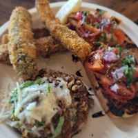 Appetizer sampler at Tarantino's Vegan in Las Vegas