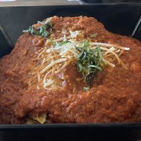 Lasagna, it was a popular item and I can see why  at Tarantino's Vegan in Las Vegas
