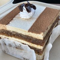 Tir-yum-miss-you. 😻 finally! Someone tackled this and succeeded!  at Tarantino's Vegan in Las Vegas