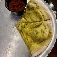 Garlic bread and marinara  #Veganuary at Tarantino's Vegan in Las Vegas