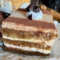 Tiramisu.    at Tarantino's Vegan in Las Vegas