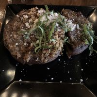 Stuffed mushrooms   at Tarantino's Vegan in Las Vegas