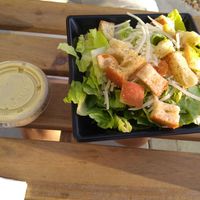 Caesar salad side  at Tarantino's Vegan in Las Vegas