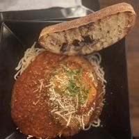 Chkn Parmesan   at Tarantino's Vegan in Las Vegas