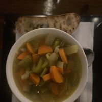 Italian wedding soup  at Tarantino's Vegan in Las Vegas