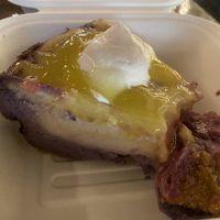 Lemon blueberry cheesecake   at Tarantino's Vegan in Las Vegas