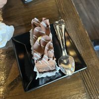 Gluten free 3 chocolate cake   at Tarantino's Vegan in Las Vegas