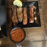 Zucchini sticks   at Tarantino's Vegan in Las Vegas