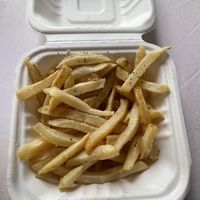 Soggy fries   at Tarantino's Vegan in Las Vegas