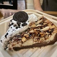 Oreo cheesecake and turtle cheesecake   at Tarantino's Vegan in Las Vegas