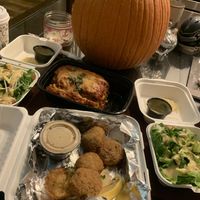 We were so grateful to bring this home!  at Tarantino's Vegan in Las Vegas