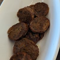 Spicy Sausage at Tarantino's Vegan in Las Vegas