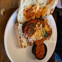 Meatball sandwich   at Tarantino's Vegan in Las Vegas