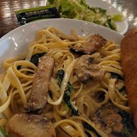 Oyster linguine at Tarantino's Vegan in Las Vegas
