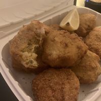 Crab cakes   at Tarantino's Vegan in Las Vegas