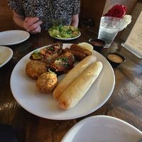 Appetizer sampler at Tarantino's Vegan in Las Vegas