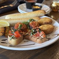 Sampler delicious   at Tarantino's Vegan in Las Vegas