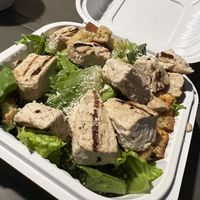 Grilled Chicken Cesar side salad   at Tarantino's Vegan in Las Vegas