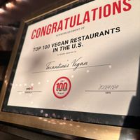   at Tarantino's Vegan in Las Vegas