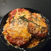Eggplant parmesan at Tarantino's Vegan in Las Vegas