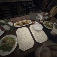 Cesar salads are to die for as are the crab cakes— forgot to post eggplant parm and angel hair (DIVINE) cannolis and cheesecake are BOMB and the service is always lovely  at Tarantino's Vegan in Las Vegas