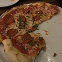 Meat lovers pizza  at Tarantino's Vegan in Las Vegas