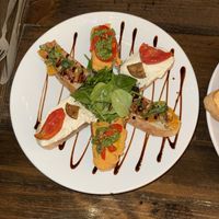 Burrata   at Tarantino's Vegan in Las Vegas