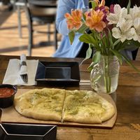 I never knew how much I missed garlic bread!￼ at Tarantino's Vegan in Las Vegas