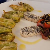 Flores de calabacin at Il Lughino in Como