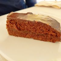 Sacher torte at Il Lughino in Como