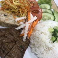 Mixed platter at Hanh Nhi in Cabramatta