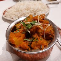 Potato curry at Indian Palace in Mannheim