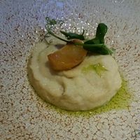 Samolina savoury starter at Ffresh in Cardiff