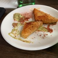 fried tofu  at Gertrude's in Phoenix