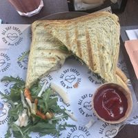 Vegan toastt  at Crêpeaffaire in Haarlem