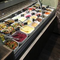 Many vegan choices at Mediterrane Feinkost in Verden