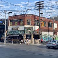 The outside at Sneaky Dee's in Toronto