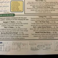 Coming soon plant based menu at The Olde Village Inn in Bembridge