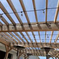 Outdoor seating  at Farmacy in Bozeman