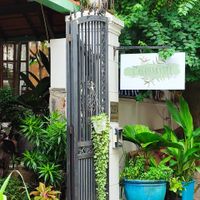 Restaurant sign at L'Herbanyste in Ho Chi Minh City