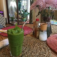 Green smoothie at L'Herbanyste in Ho Chi Minh City