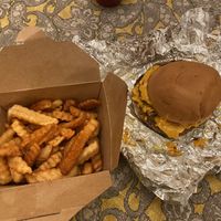 Vegan smash burger  at Jarfly in Columbus