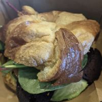 Breakfast sandwich 🥰🔥 at I-tal Garden in New Orleans