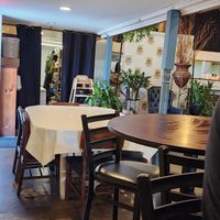 Inside of restaurant at I-tal Garden in New Orleans