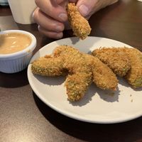 Avocado slices   at I-tal Garden in New Orleans